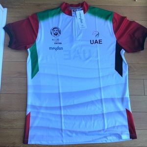 NWT Men’s UAE short sleeve sports shirt XXL